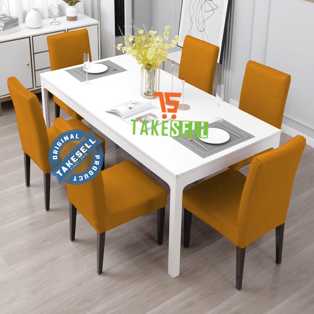 China Solid Fabrics Golden Chair Cover | Premium & Durable