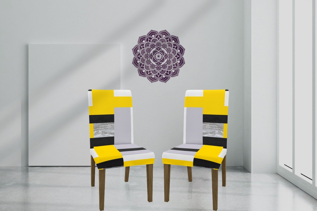 china print chair cover 4 pcs.