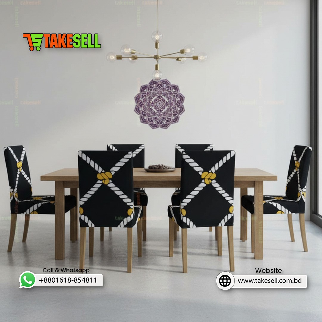 China Printed Chair cover in reasonable Price at Bangladesh.
