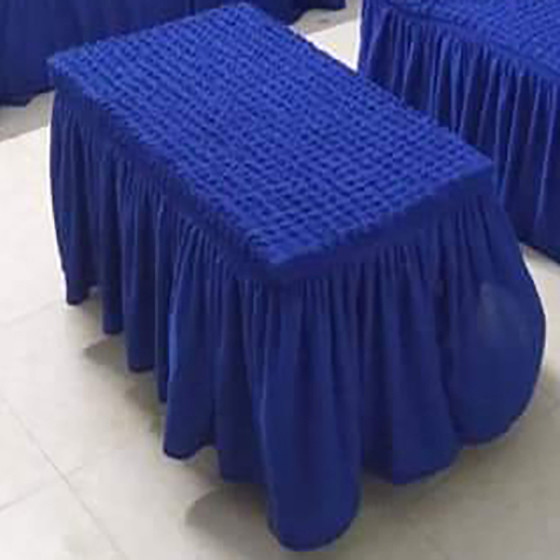 Stitch spandex turkis t-table cover