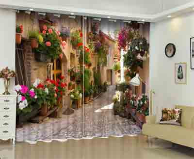 Latest Digital Printing Curtains